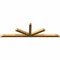 Ekena Millwork Saratoga Timber Gable Bracket, Western Red Cedar, 108"W x 31 1/2"H x 4"D x 4"F, 7/12 Pitch GBW108X31X0404SAR00RWR - alternate 5